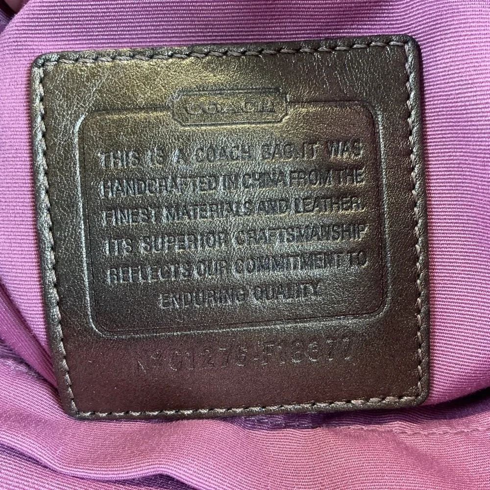 Coach Y2K Signature Pink Brown Snap Head Messenger Diaper Shoulder‎ Bag Laptop